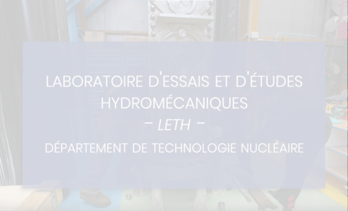 Laboratoire d’essais et d’études hydromécanique (LETH) © A.Aubert/CEA